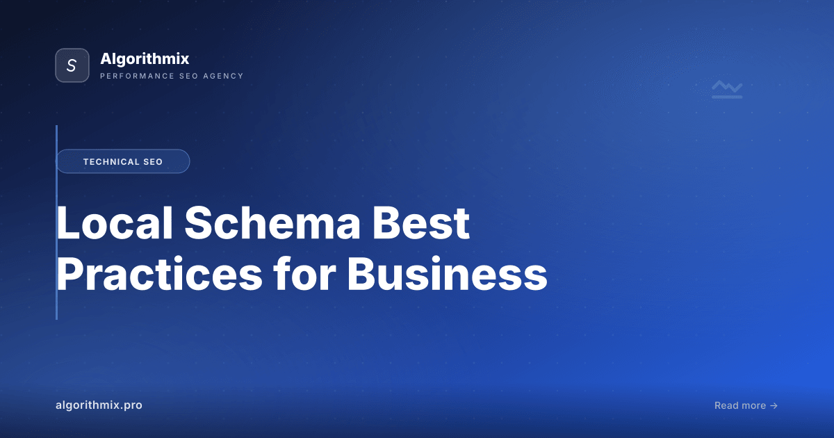 Local Schema Best Practices for Business