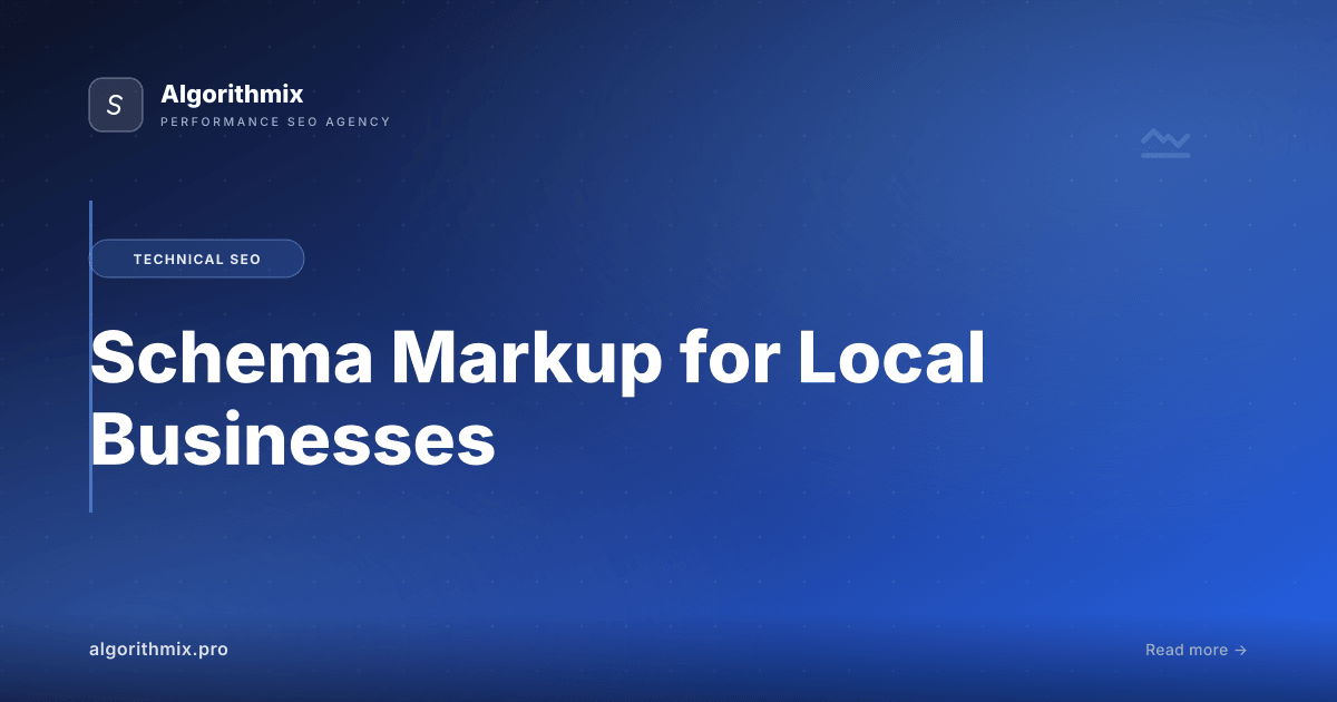 Schema Markup for Local Businesses