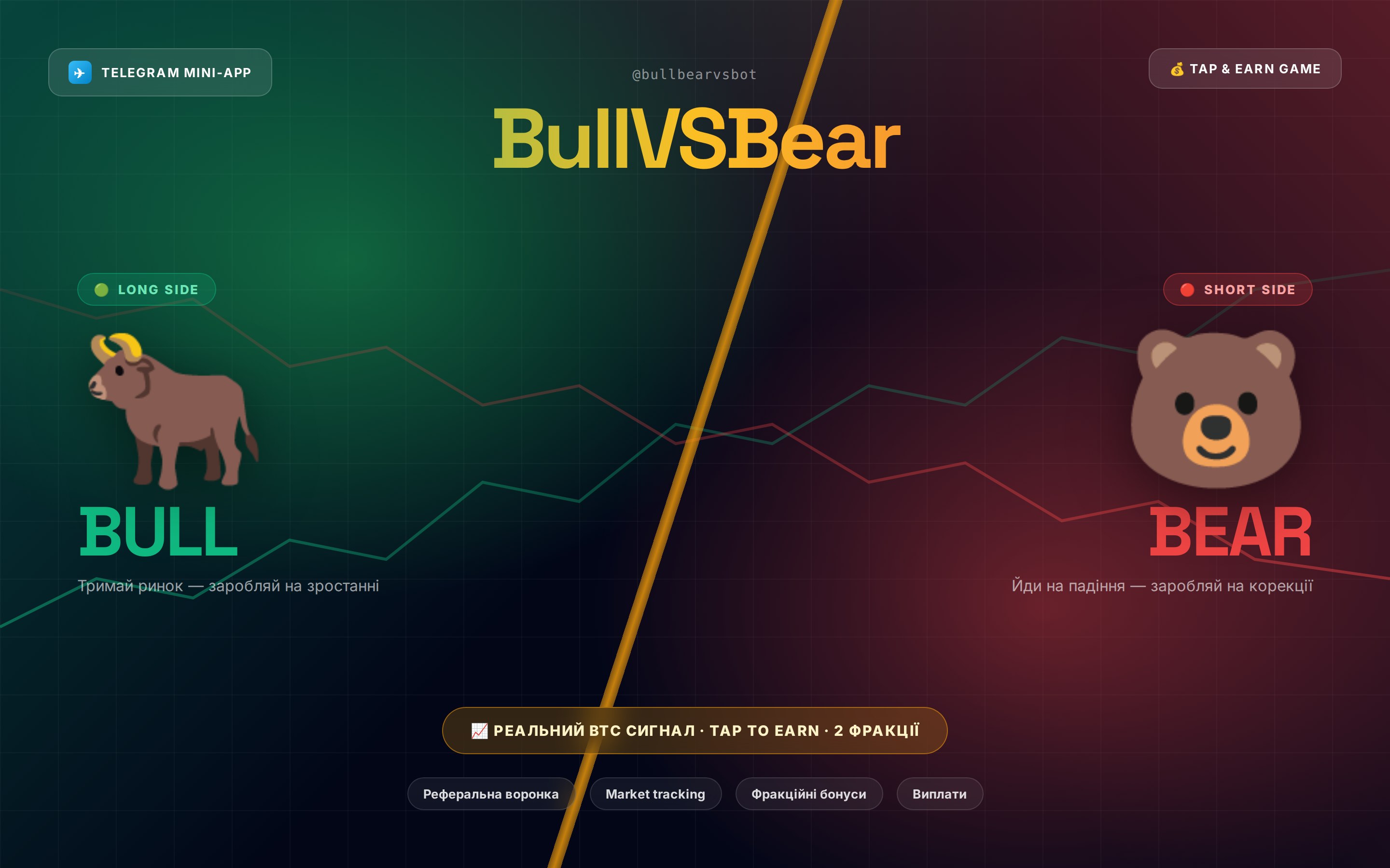 BullVSBear Tap&Earn — Telegram clicker screenshot